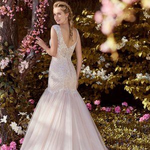 Rebecca Ingram 8RS463 Size 10 White Bridal Gown